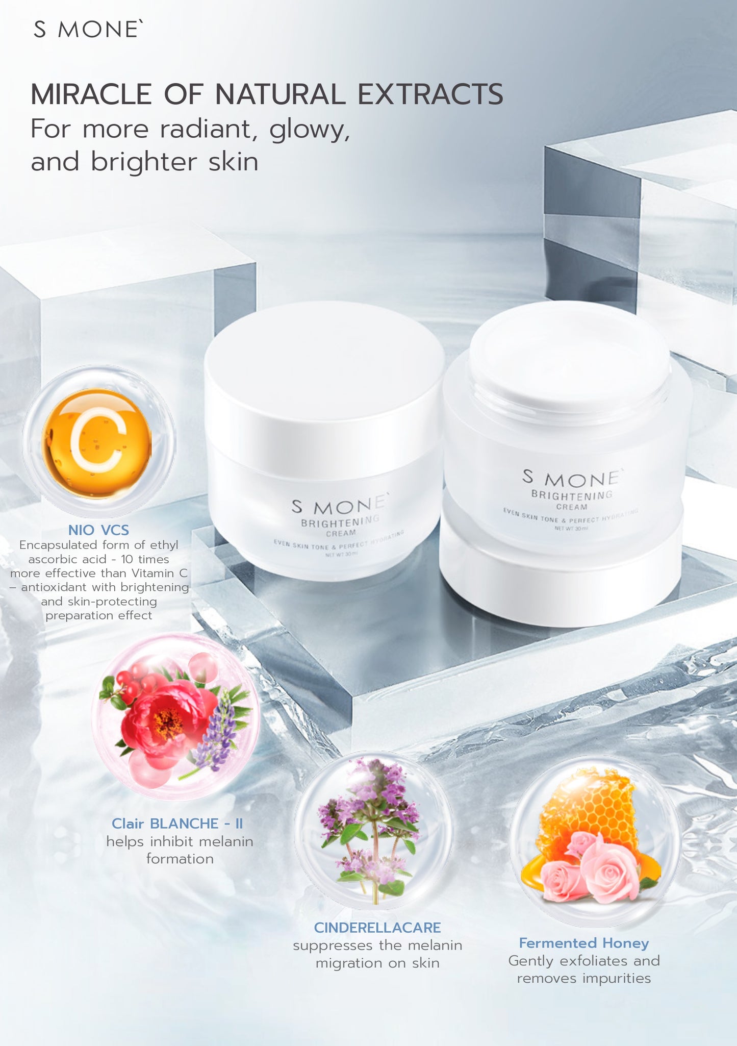 S’MONE Brightening Cream – Advanced Radiance Formula