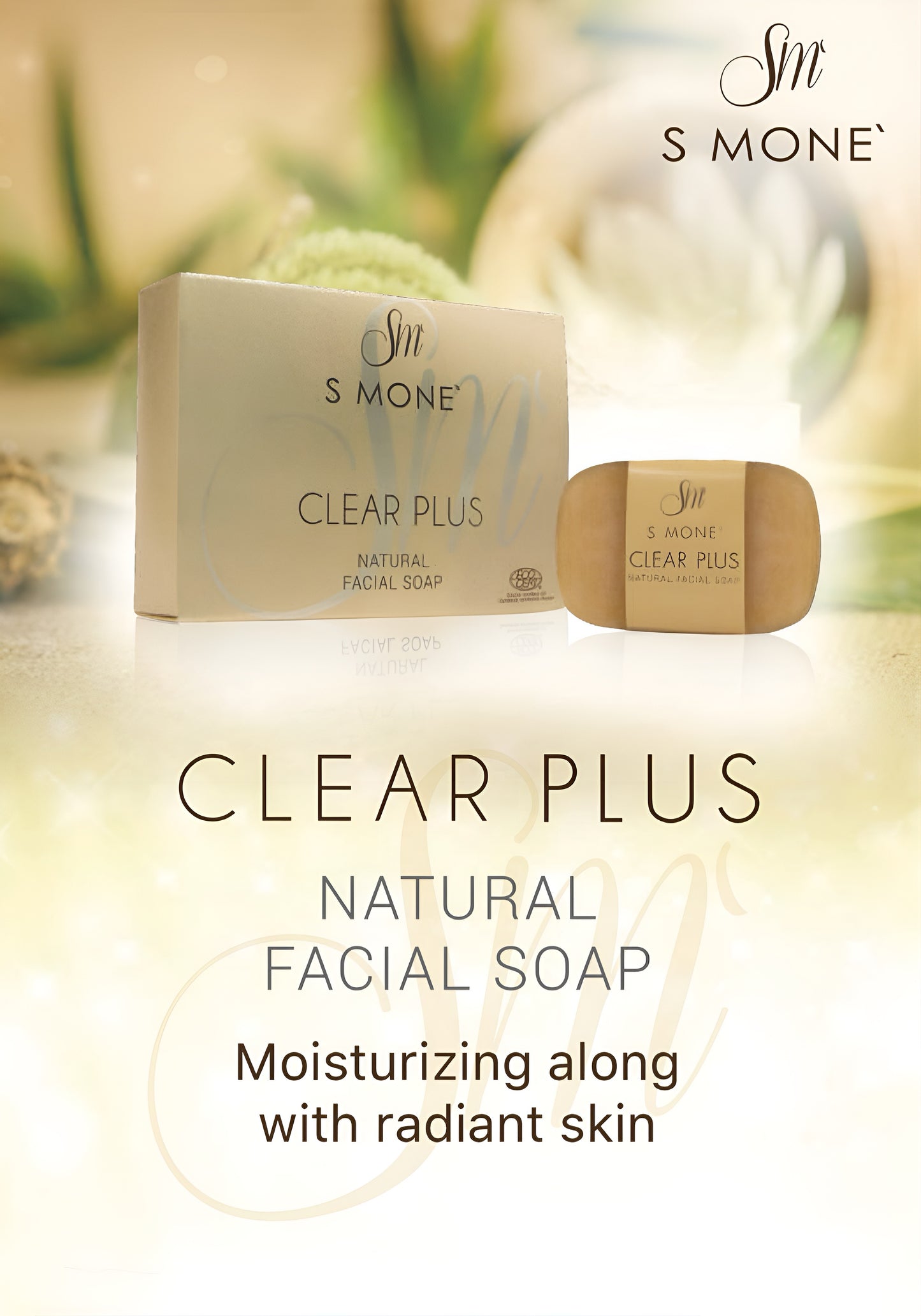Clear Plus Natural Facial Soap – Daily Glow Cleanser