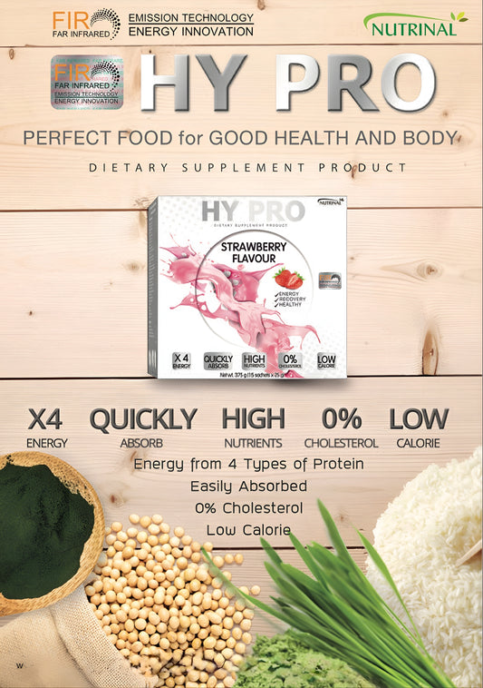 HY PRO – Complete Plant-Based Protein Formula (Strawberry Flavor)