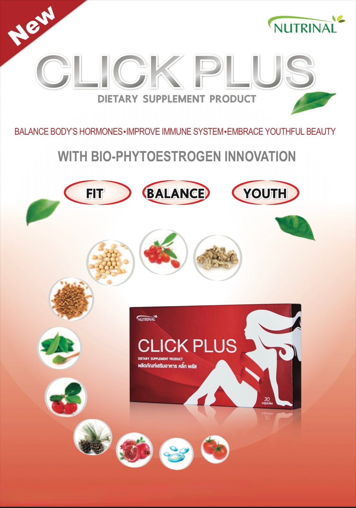 CLICK PLUS – Women’s Wellness Supplement