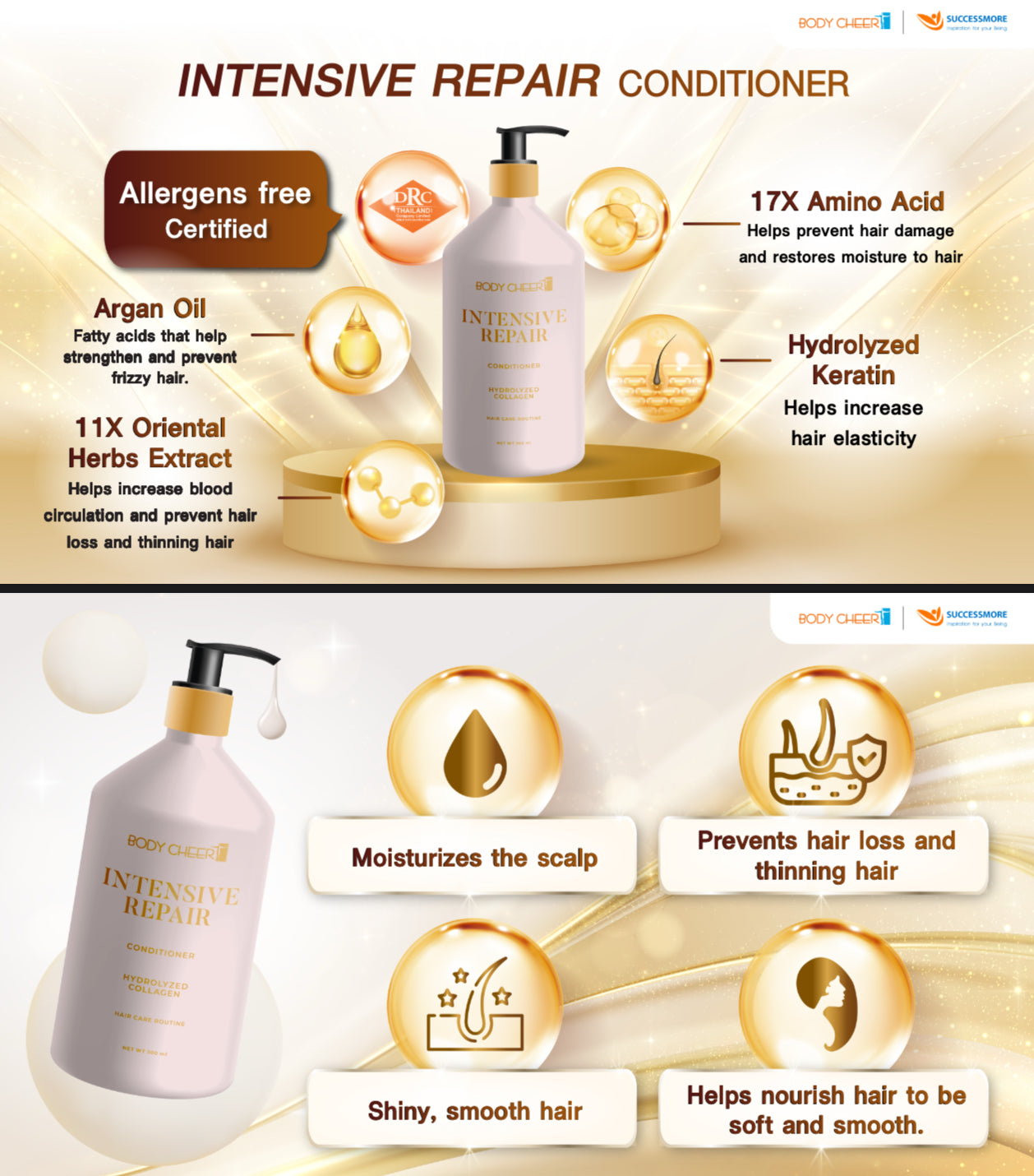 Gray Care Hair Shampoo + Intensive Repair Conditioner