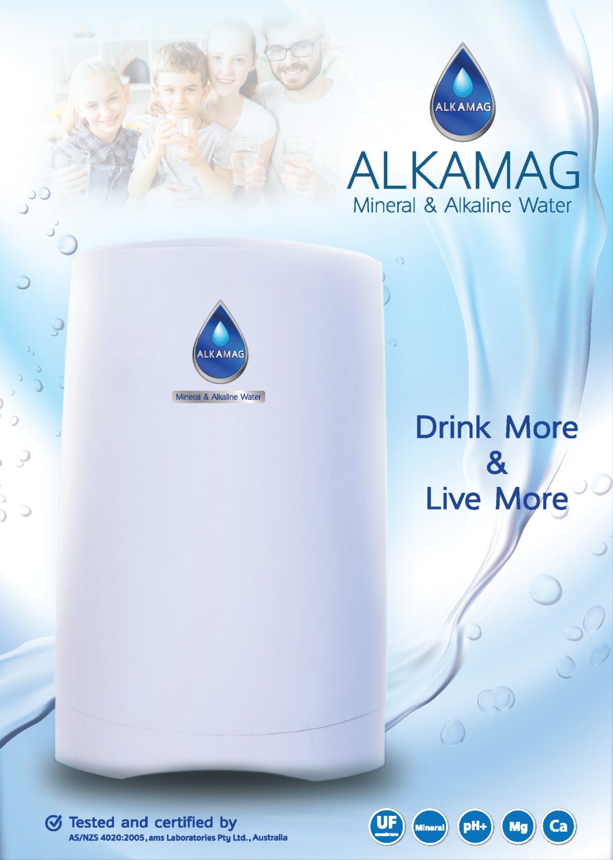 فلتر مياه قلوي معدني – ALKAMAG