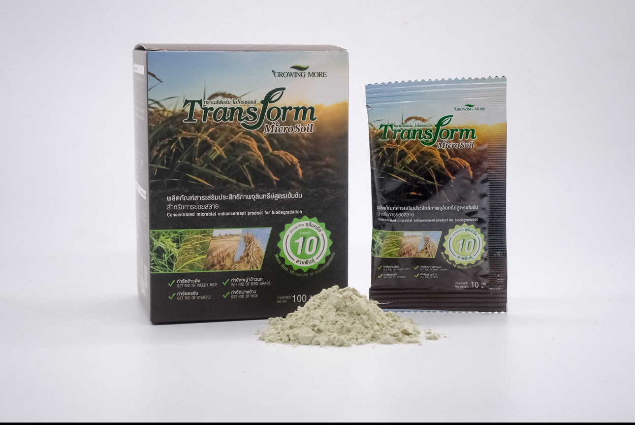 Transform Micro Soil – Microbial-Based Organic Soil Enhancer (10g sachets)