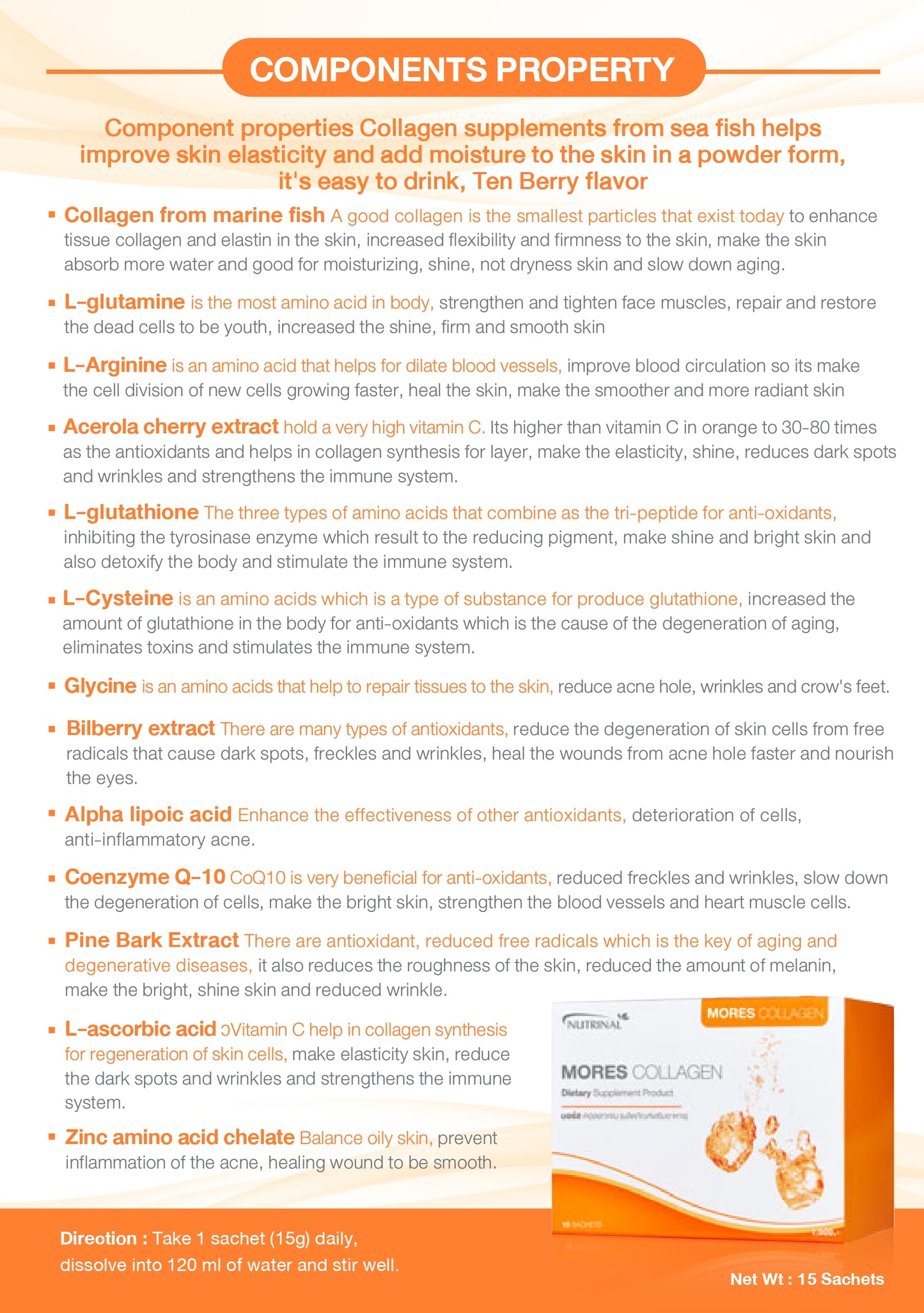 MORES Collagen – Deep Beauty Marine Collagen Drink