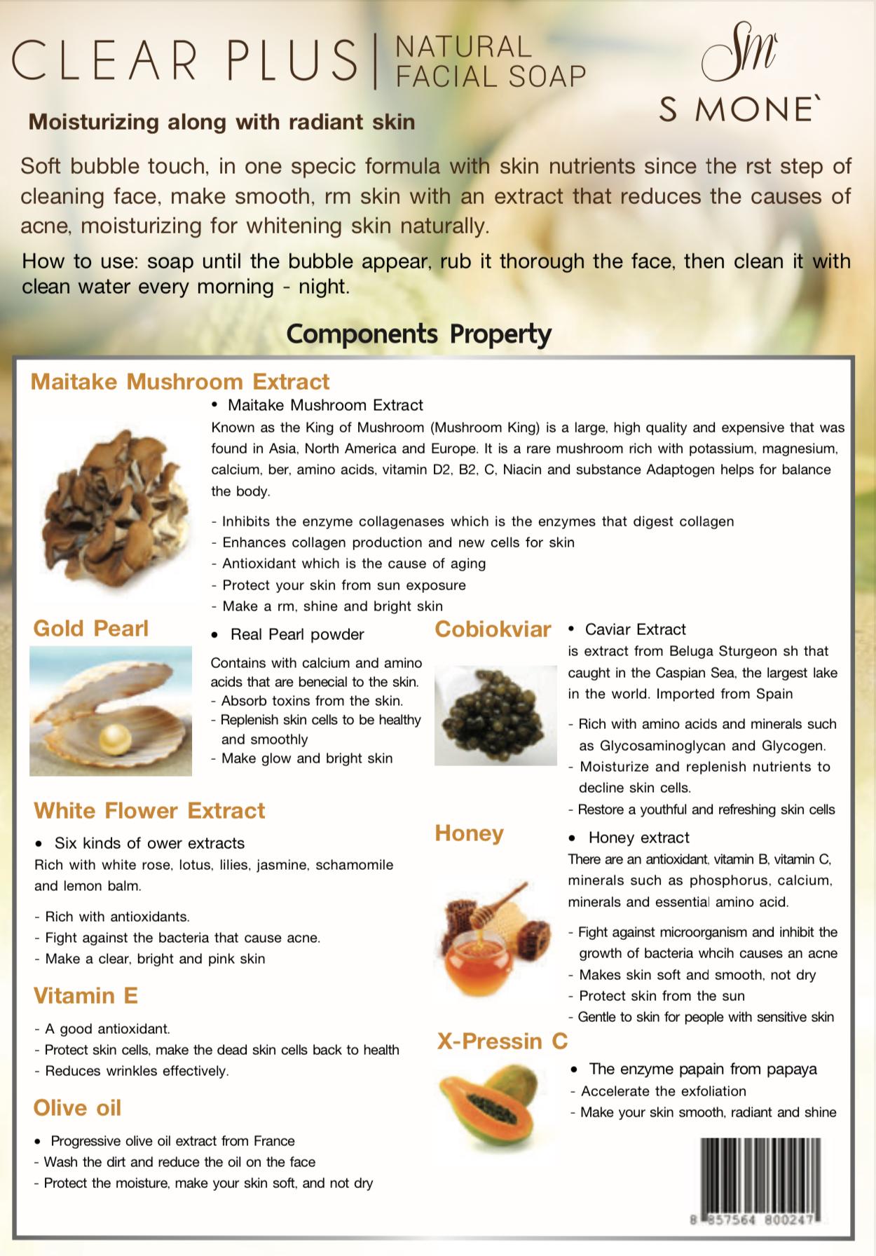 Clear Plus Natural Facial Soap – Daily Glow Cleanser