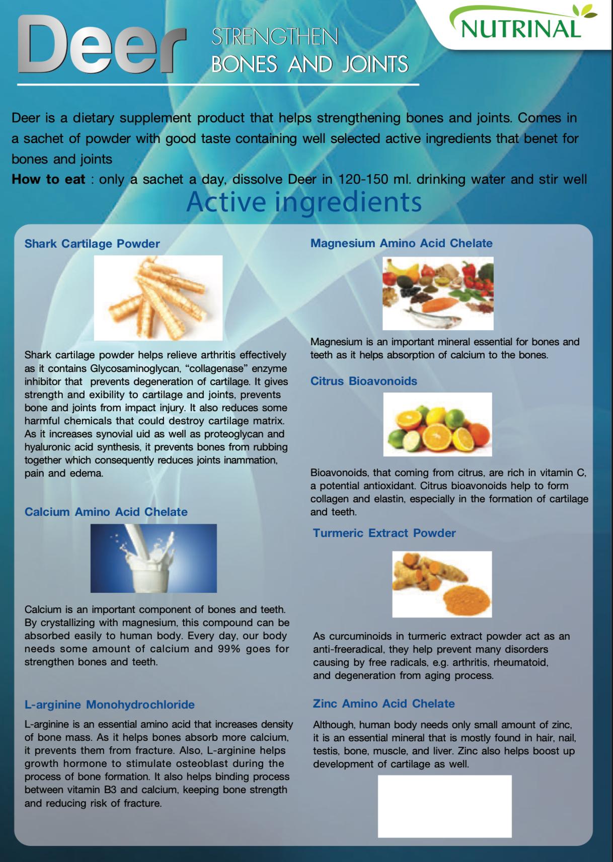 DEER – Bone, Joint & Muscle Health Supplement